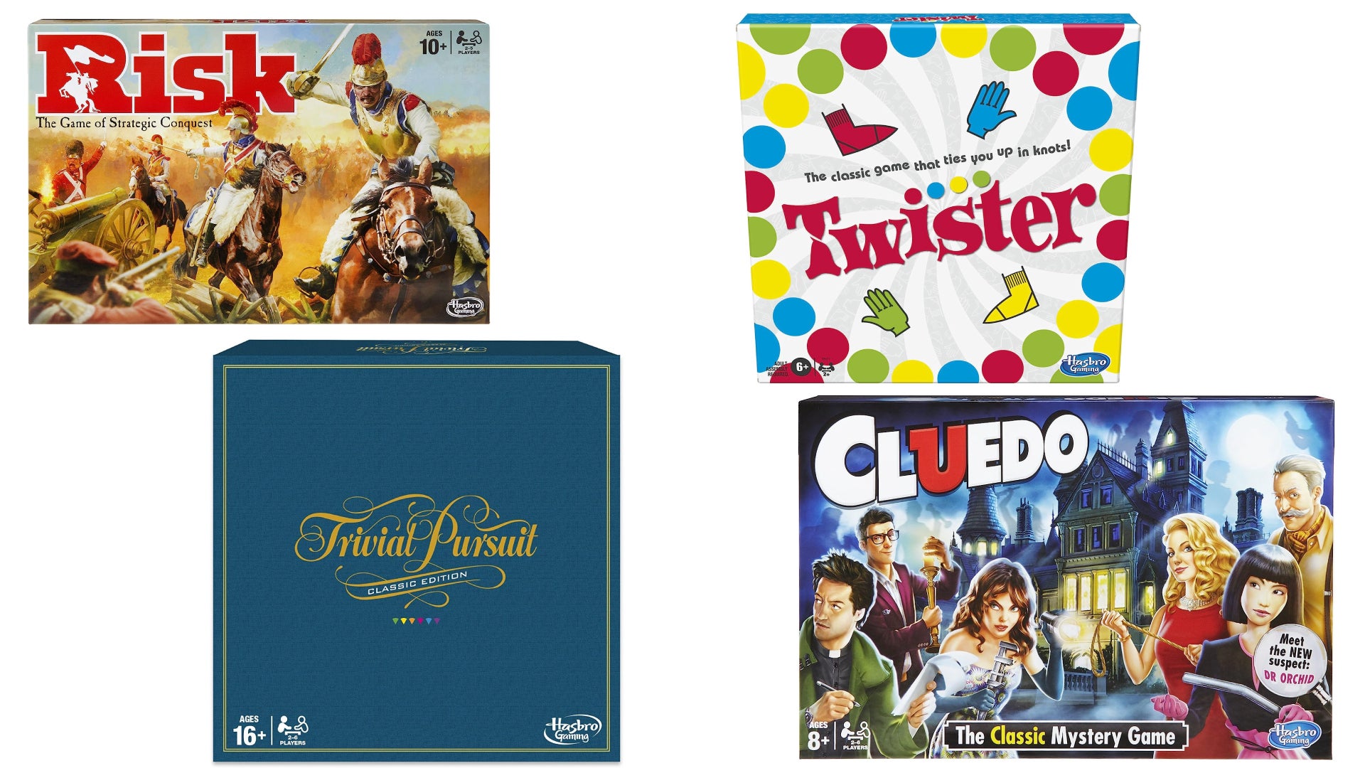 Save 50 on Risk, Monopoly, Cluedo and other Hasbro board games in the