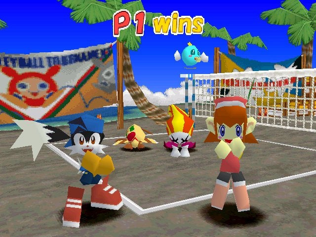 Klonoa Beach Volleyball Sur PS1 – Jeu PlayStation 1 En Bon état (version Allemande)