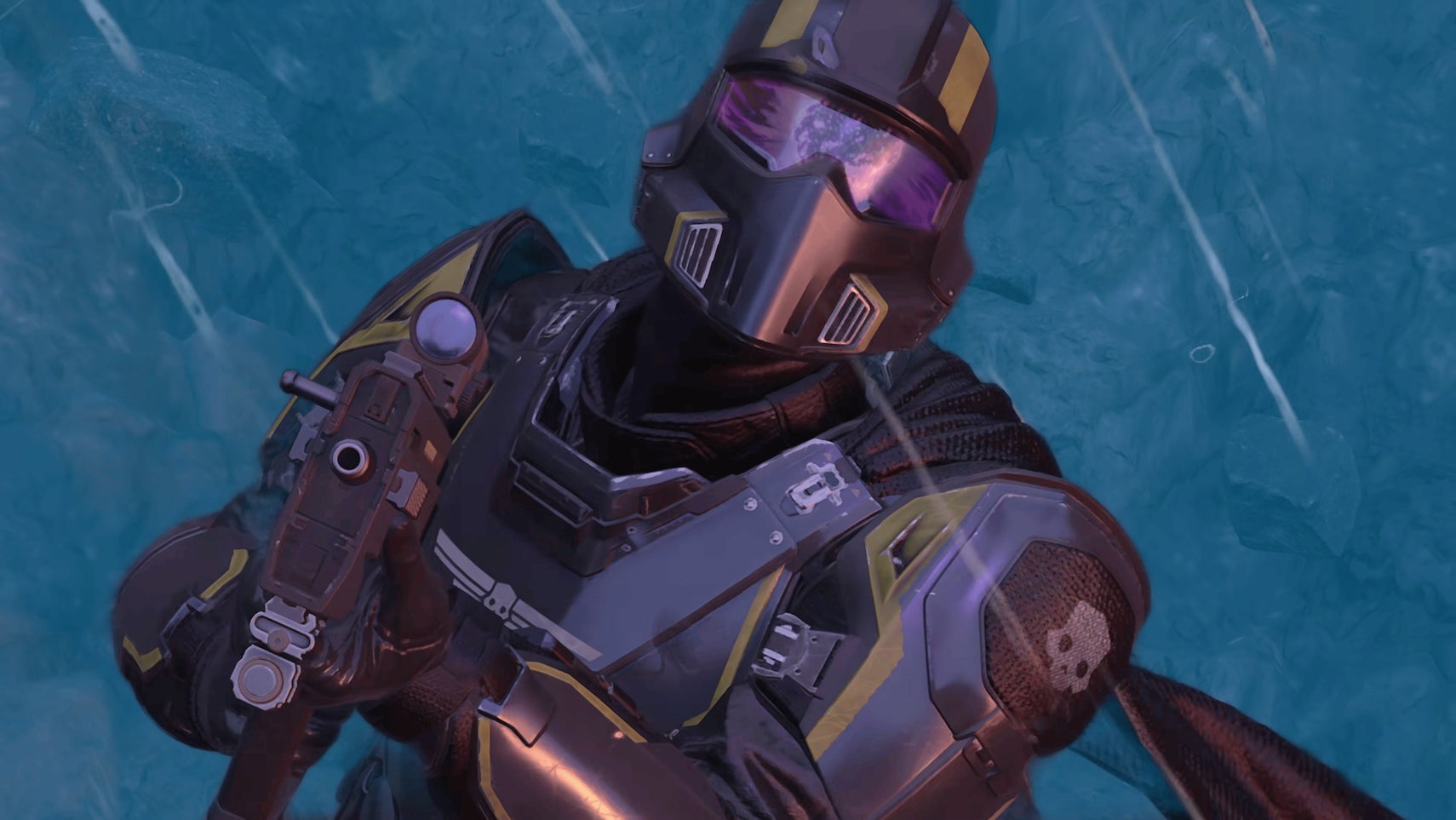 Helldivers character as they appear in the Uncover the Truth update