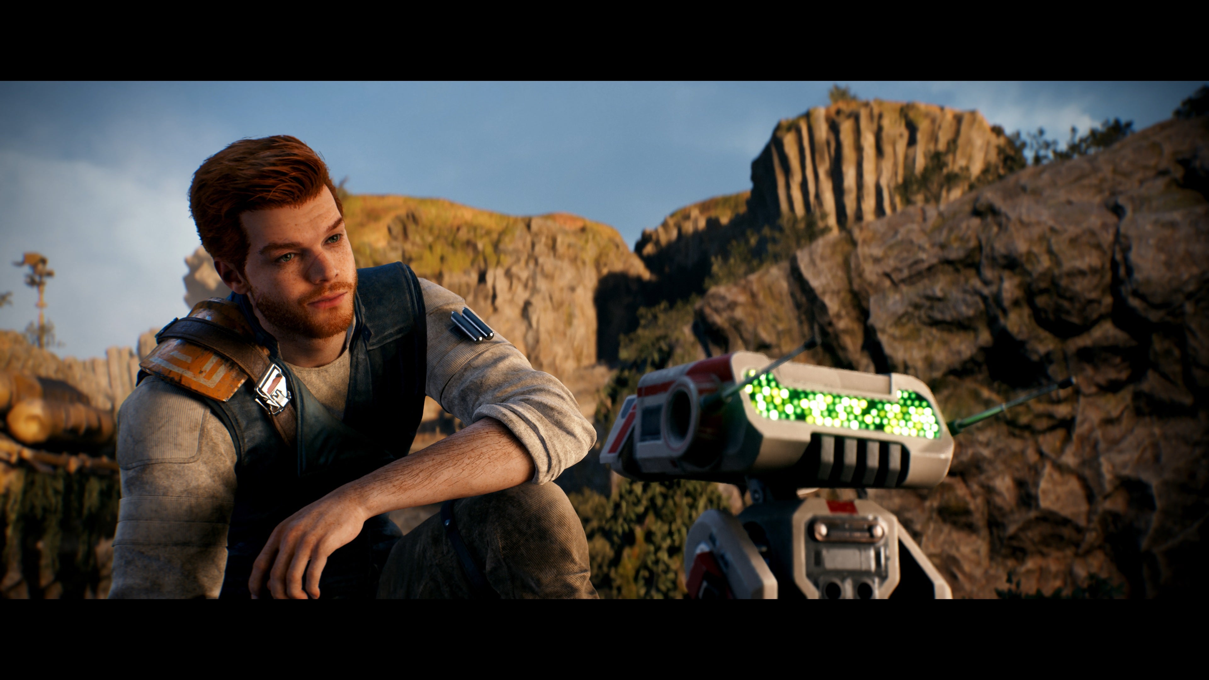 Star Wars Jedi: Survivior screenshot of Cal and BD-1