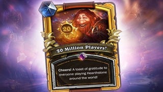 Hearthstone has been downloaded by 20 million players