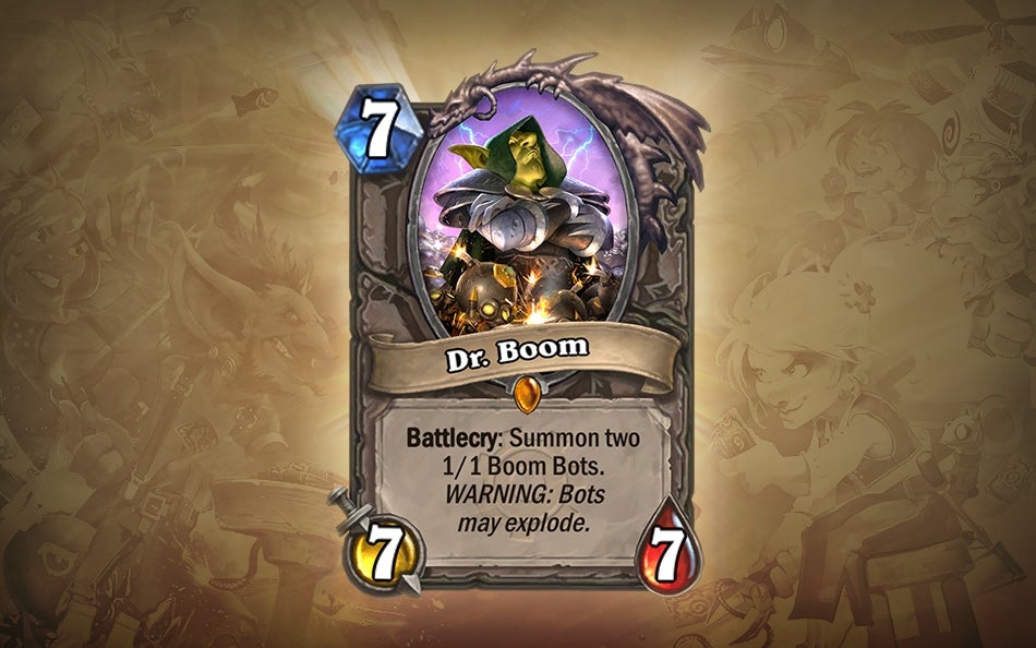 Blizzard happy with Hearthstone s explosive Dr. Boom Eurogamer