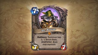 Blizzard happy with Hearthstone's explosive Dr. Boom