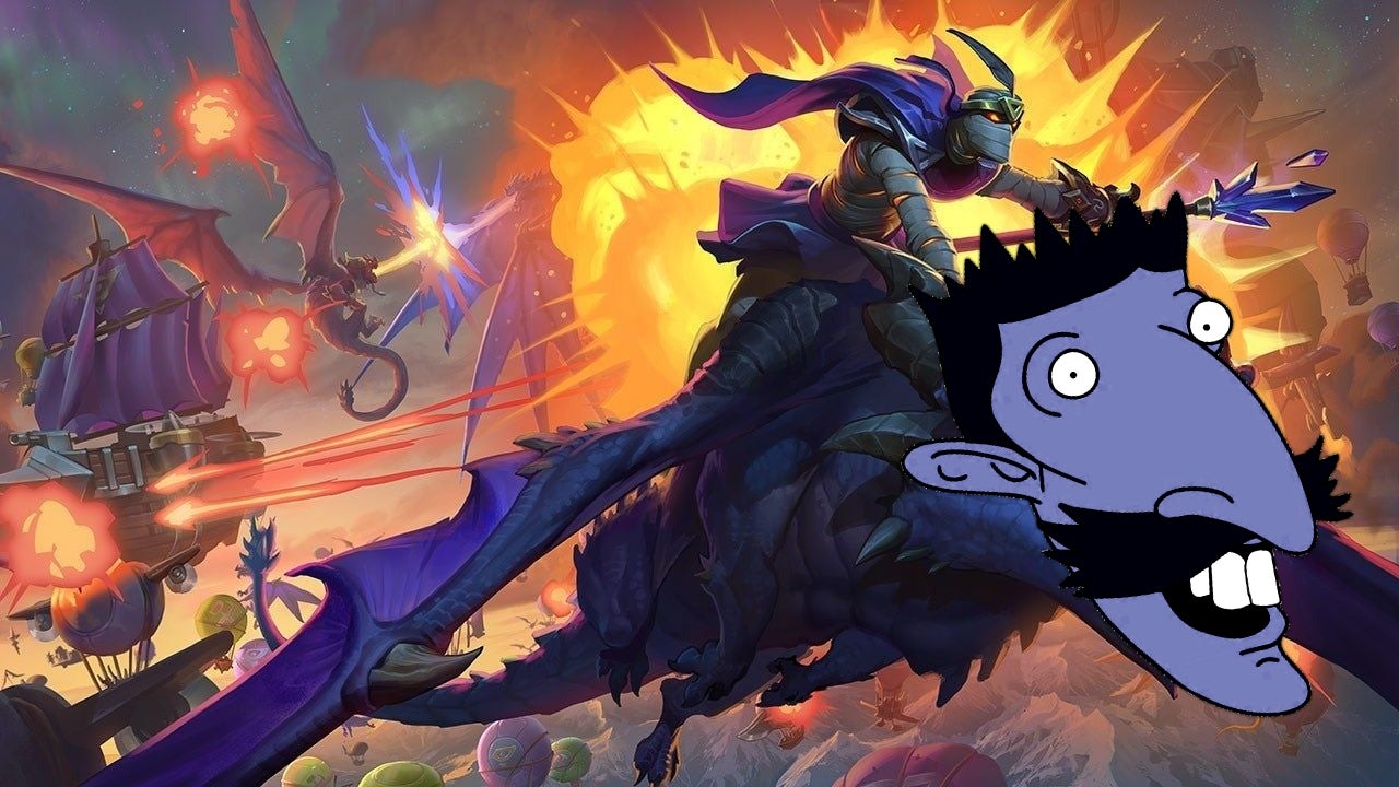 An egg-hatched moustache man is crucial to Hearthstone now, and I might be losing my mind