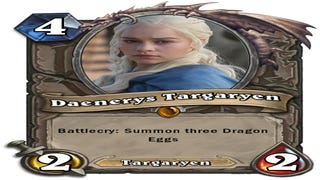 Check out these fan-made Game of Thrones Hearthstone cards