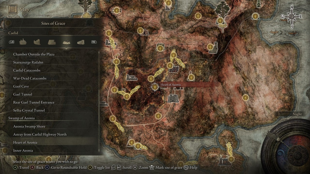 Heart of Aeonia Grace in Elden Ring