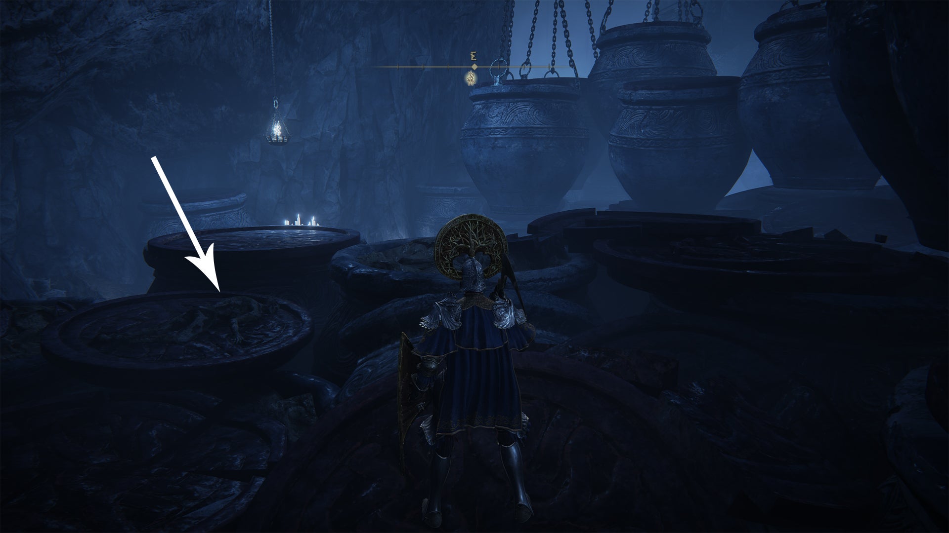 An item lying on some pots in the Belurat Gaol in Elden Ring Shadow Of The Erdtree. - 8