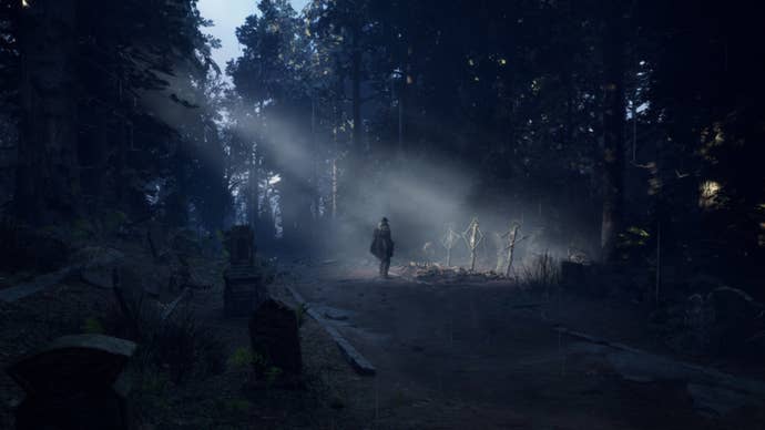 hell is us xbox promo art woodland grave