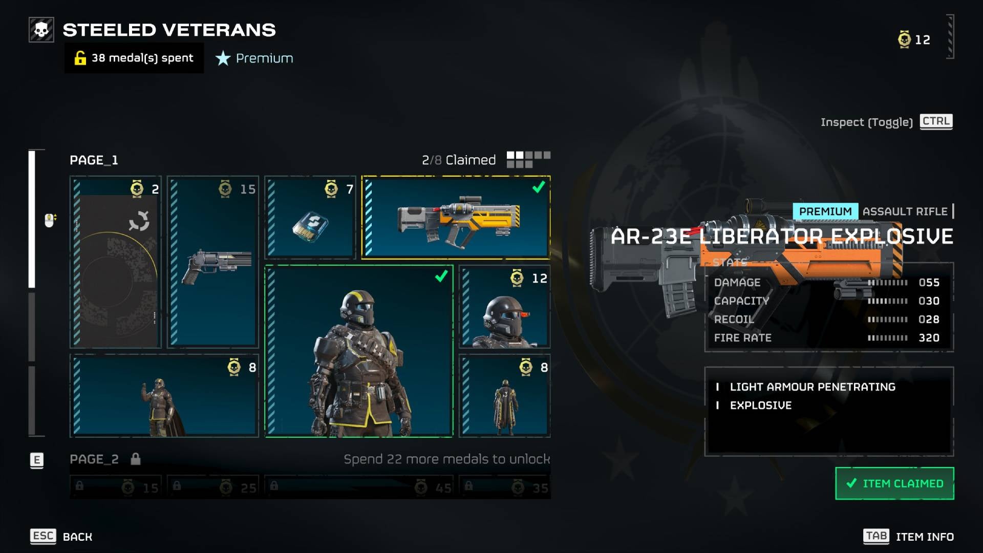 The AR-23E Liberator Explosive in the Warbond on Helldivers 2. - 5