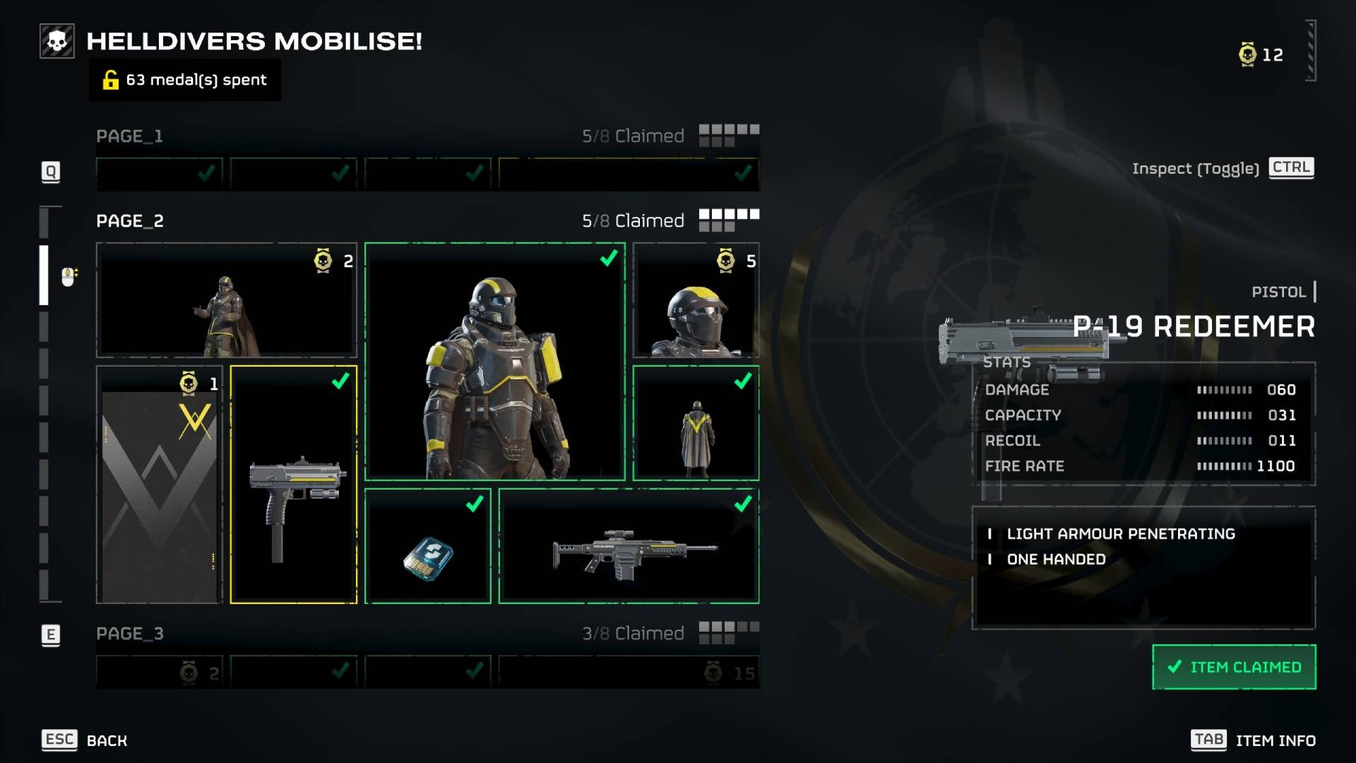 The P-19 Redeemer in the Warbond on Helldivers 2. - 7