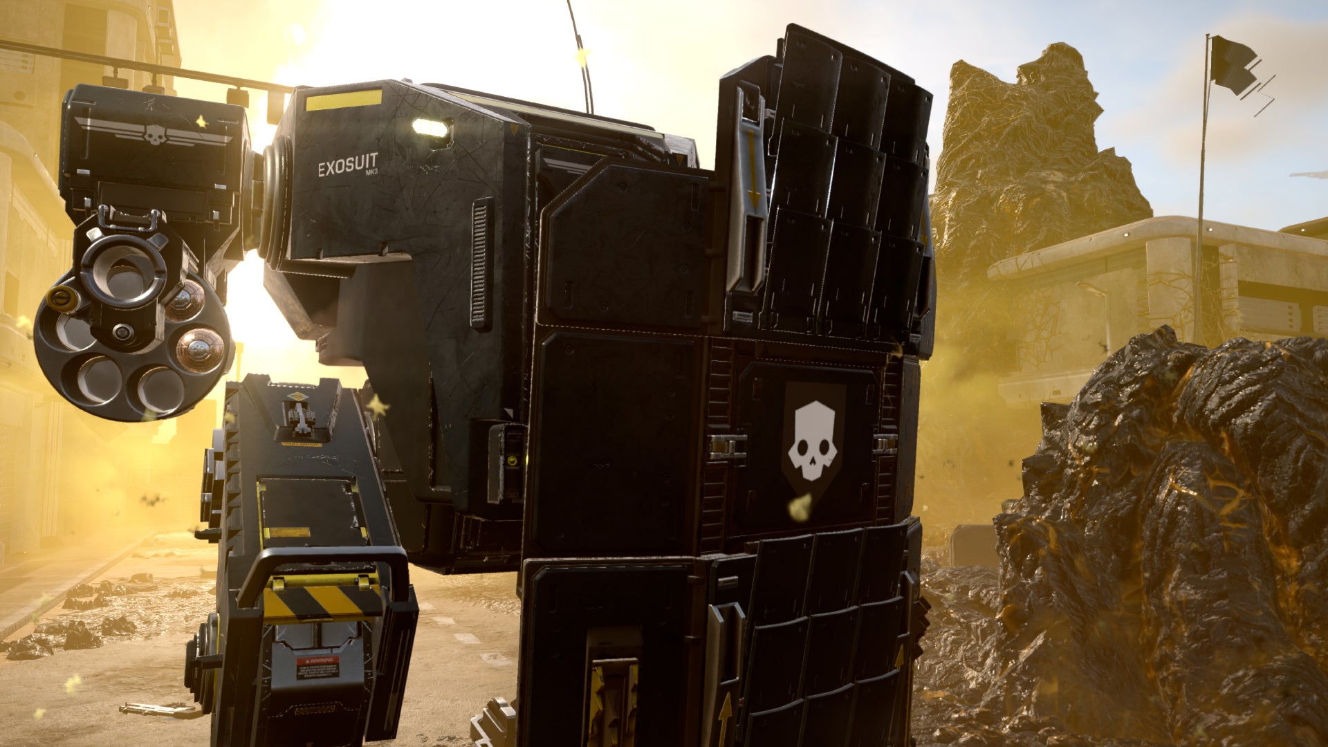 "Not all machines are twisted mechano-socialists": Helldivers 2's latest warbond brings back a mech suit from the original game