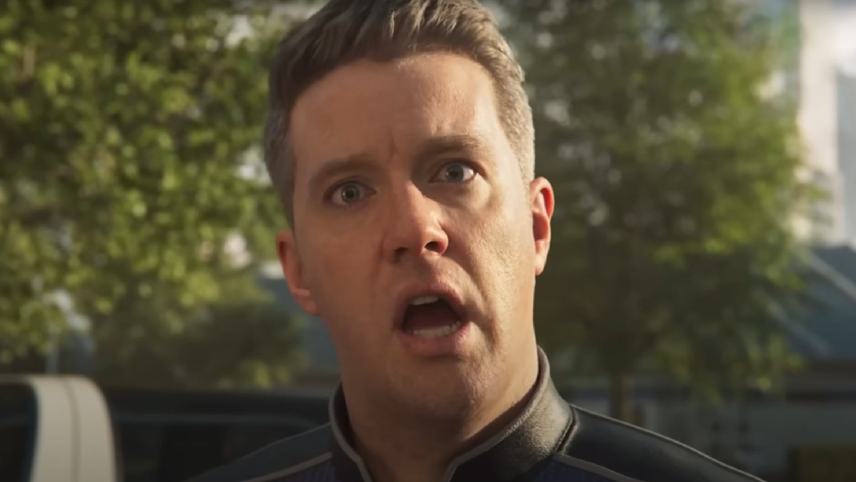 The guy screaming Helldivers 2's intro cutscene. - 1