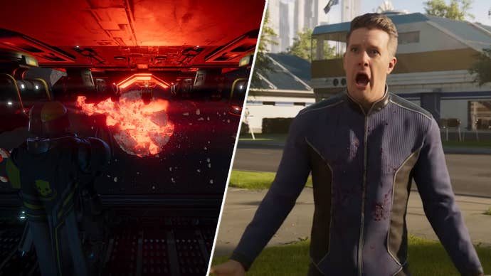 The guy screaming in Helldivers 2’s intro opposite a player watching Moradesh be destroyed.