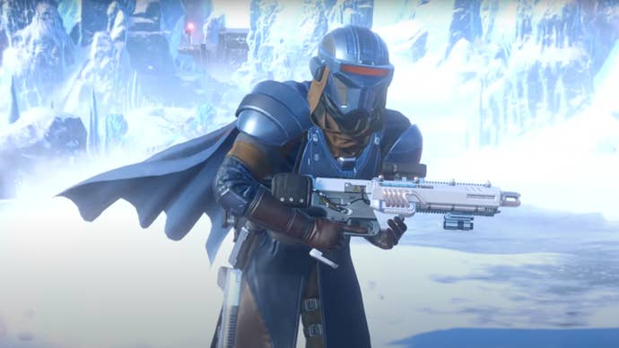 A helldiver wearing a Polar Patriots armour set in Helldivers 2.