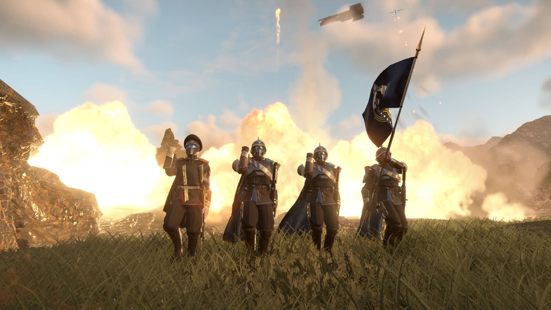 Helldivers 2's latest Warbond, Masters of Ceremony, breaks Arrowhead's own ruling on helmets with hats, but it's still left a pretty lukewarm initial impression