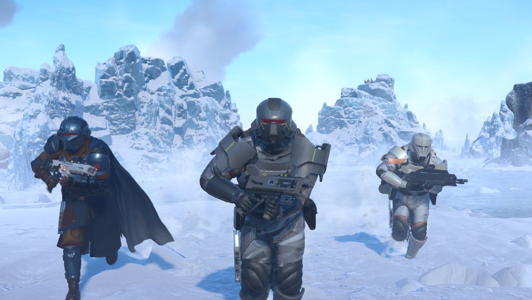 The armours in Helldivers 2's Polar Patriots Warbond. - 1
