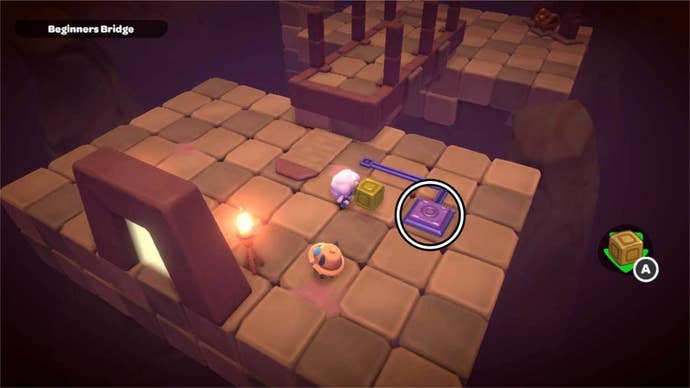 hello kitty island adventure beginners bridge puzzle switch location