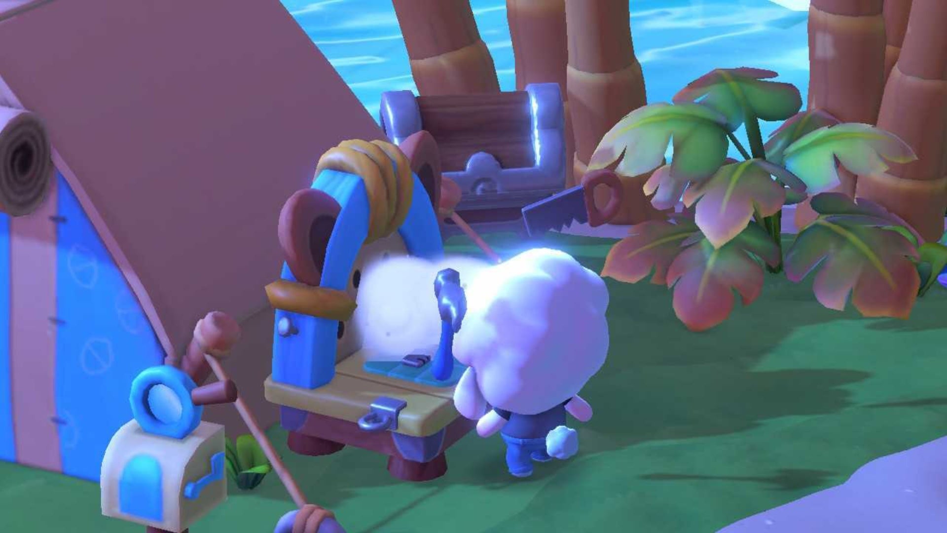 hello kitty island adventure character at chococat&rsquo;s crafting table