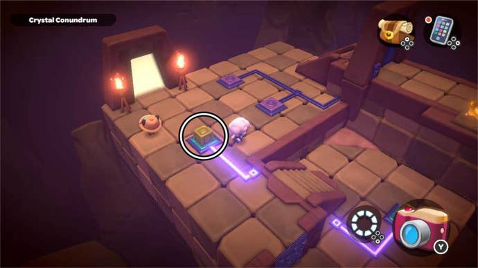 hello kitty island adventure crystal conundrum puzzle blue switch solution