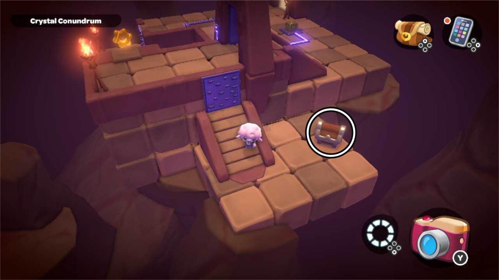 hello kitty island adventure crystal conundrum puzzle chest location