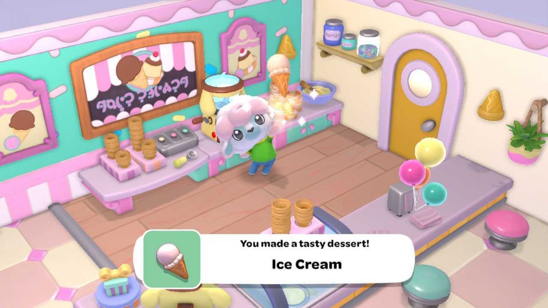 hello kitty island adventure dessert boat discovered ice cream recipe