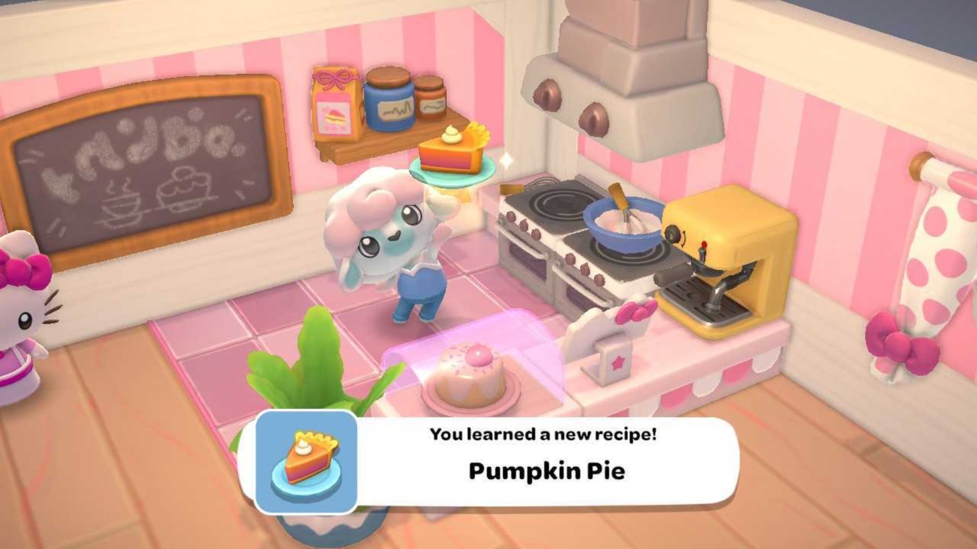 hello kitty island adventure discover pumpkin pie recipe