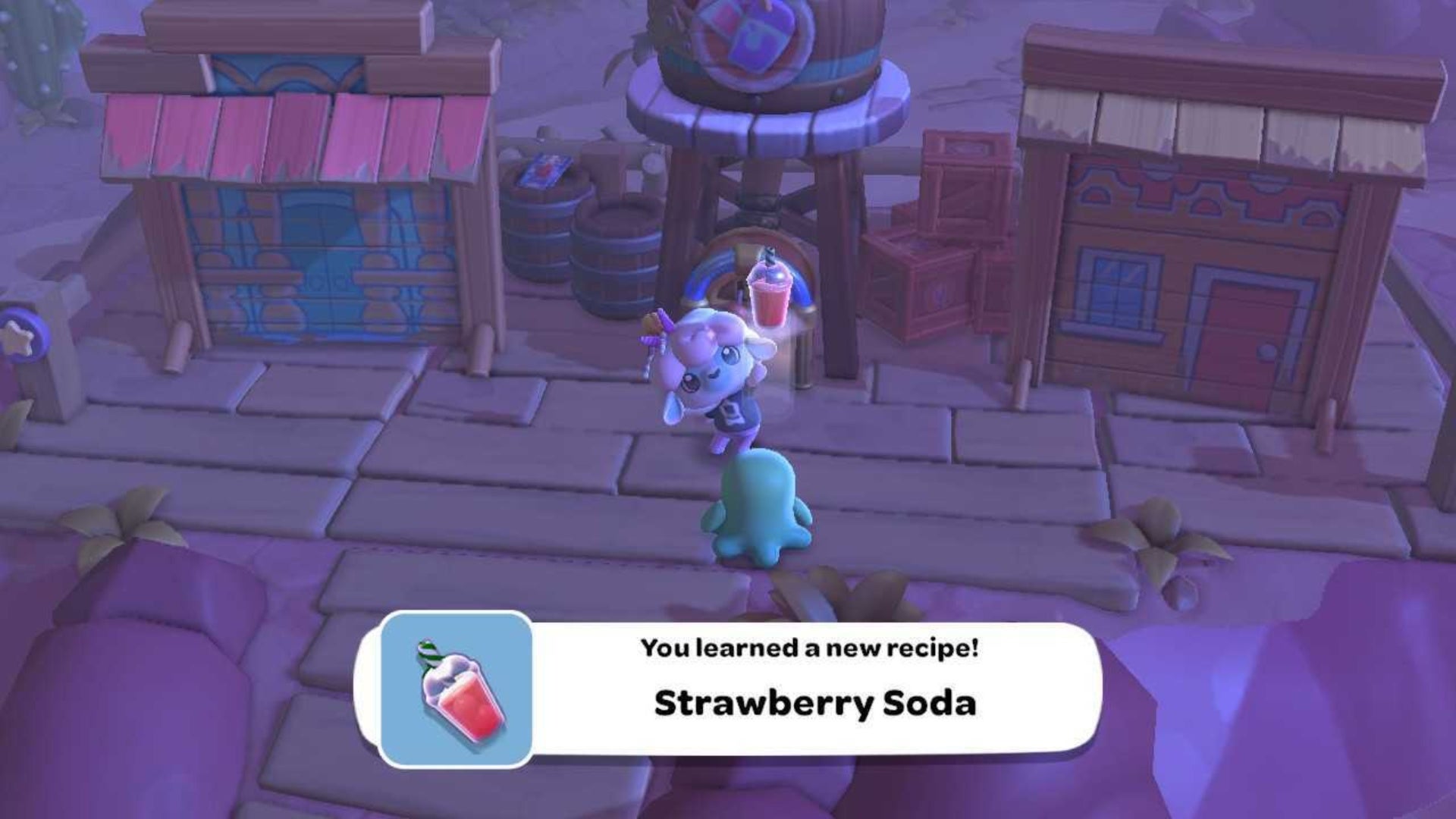 hello kitty island adventure discovered a strawberry soda recipe