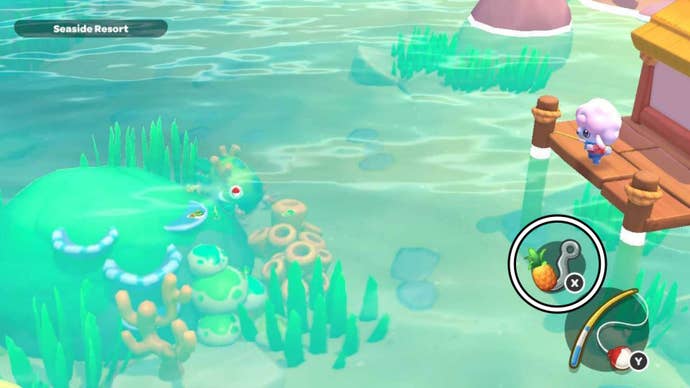 hello kitty island adventure fishing bait option