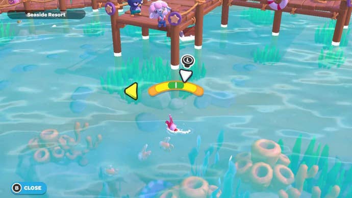 hello kitty island adventure fishing bar for reeling in fish