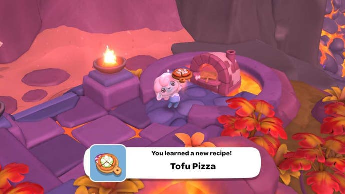 Hello Kitty Island Adventure Made Tofu Pizza Recipe