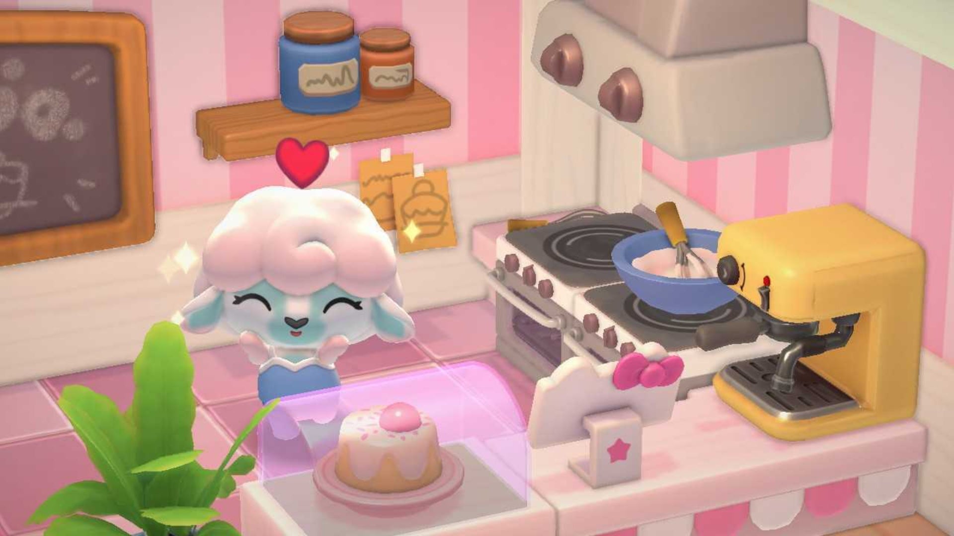 hello kitty island adventure oven inside hello kitty cafe