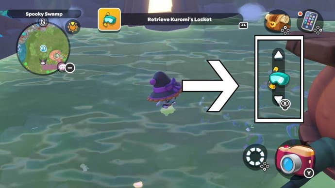 hello kitty island adventure snorkel diving controls