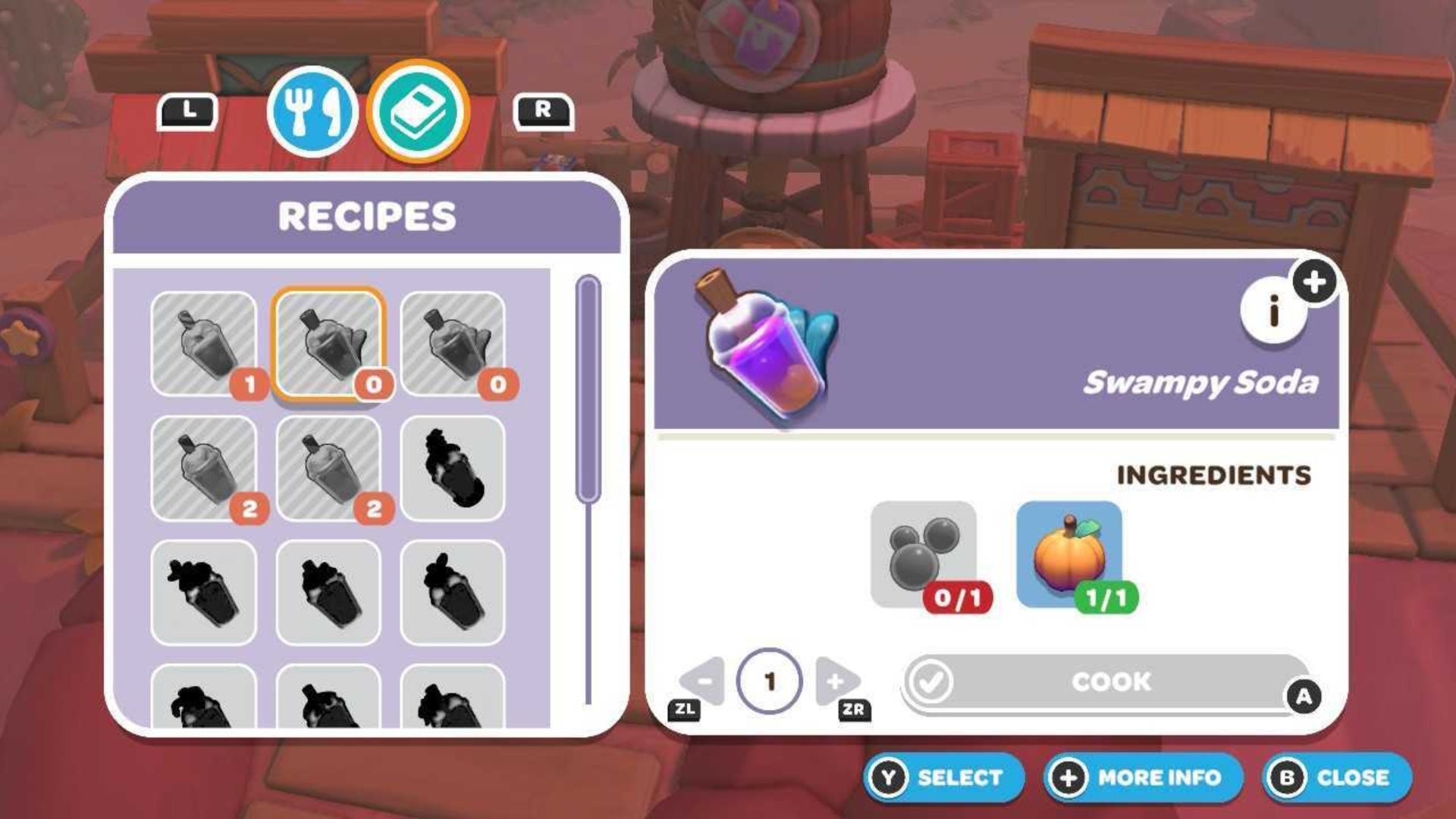 hello kitty island adventure soda machine recipe menu