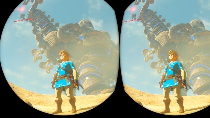 Nintendo labo vr zelda discount