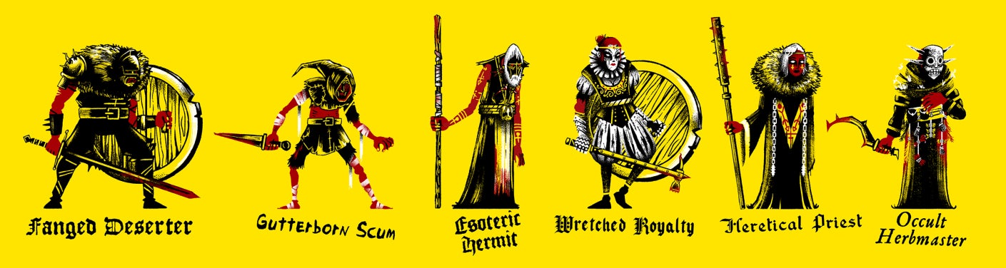 Character concepts from Mork Borg Heresy Supreme. - 6