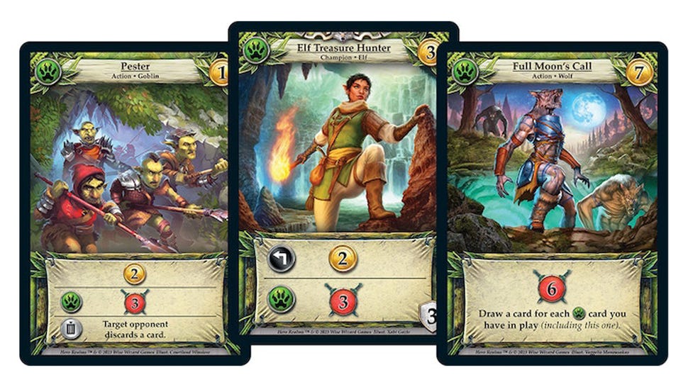 Cards for Hero Realms Dungeons.