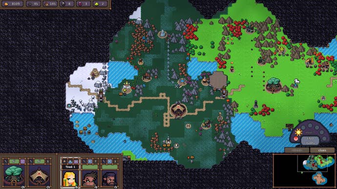 A top down view of fields and mountain ranges from Hero’s Hour