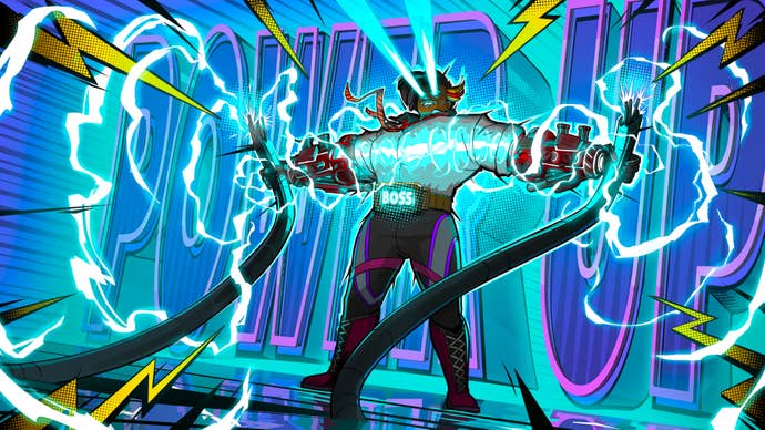 Hi-Fi RUSH, Rekka is grabbing onto electric cables to gain electric abilities.