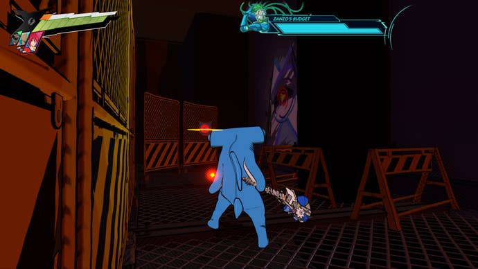 Hi-Fi RUSH, Chai is facing the second graffiti in track four, he is dressed as a Shark