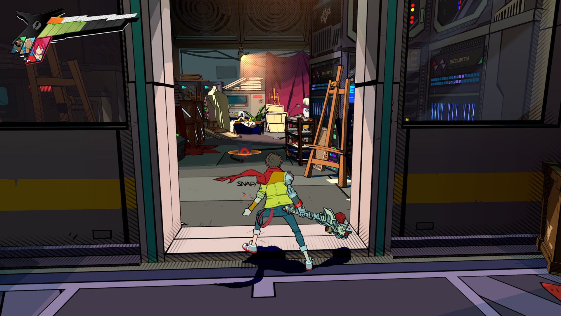 Hi-Fi RUSH, Chai is facing the secret graffiti room in Track Seven