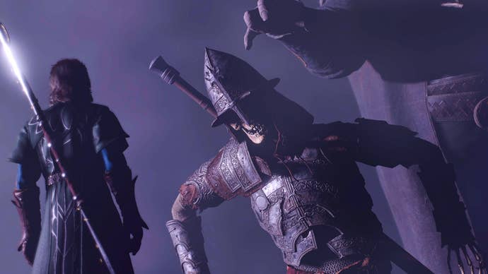 A skeleton being reanimated successful Baldur's Gate 3.