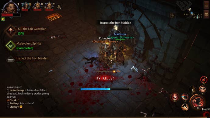 A bonus objective in a hidden lair (Diablo Immortal)