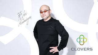 Image of Hideki Kamiya with Clovers logo and signature