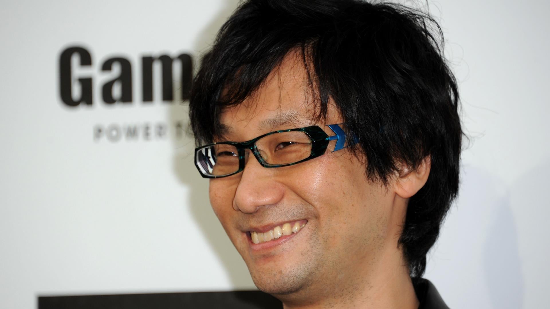 Hideo Kojima at an event.