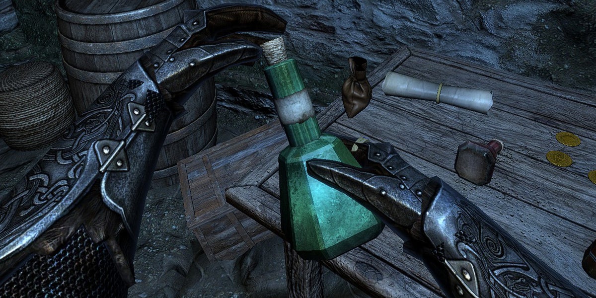 This mod puts Half-Life: Alyx's gravity gloves into Skyrim VR | Rock Paper Shotgun