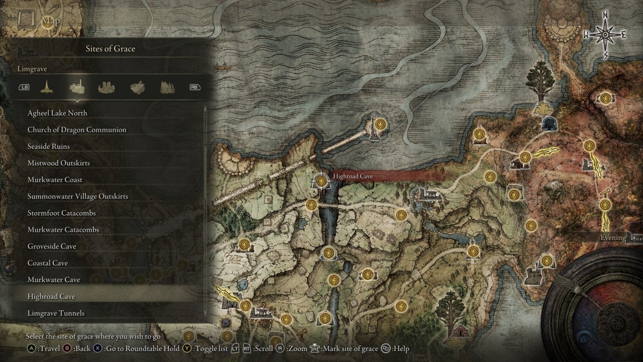 Highroad Cave Elden Ring Grace