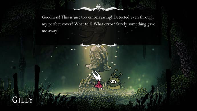 A screenshot of Hollow Knight: Silksong showing the path through Hunter's March.