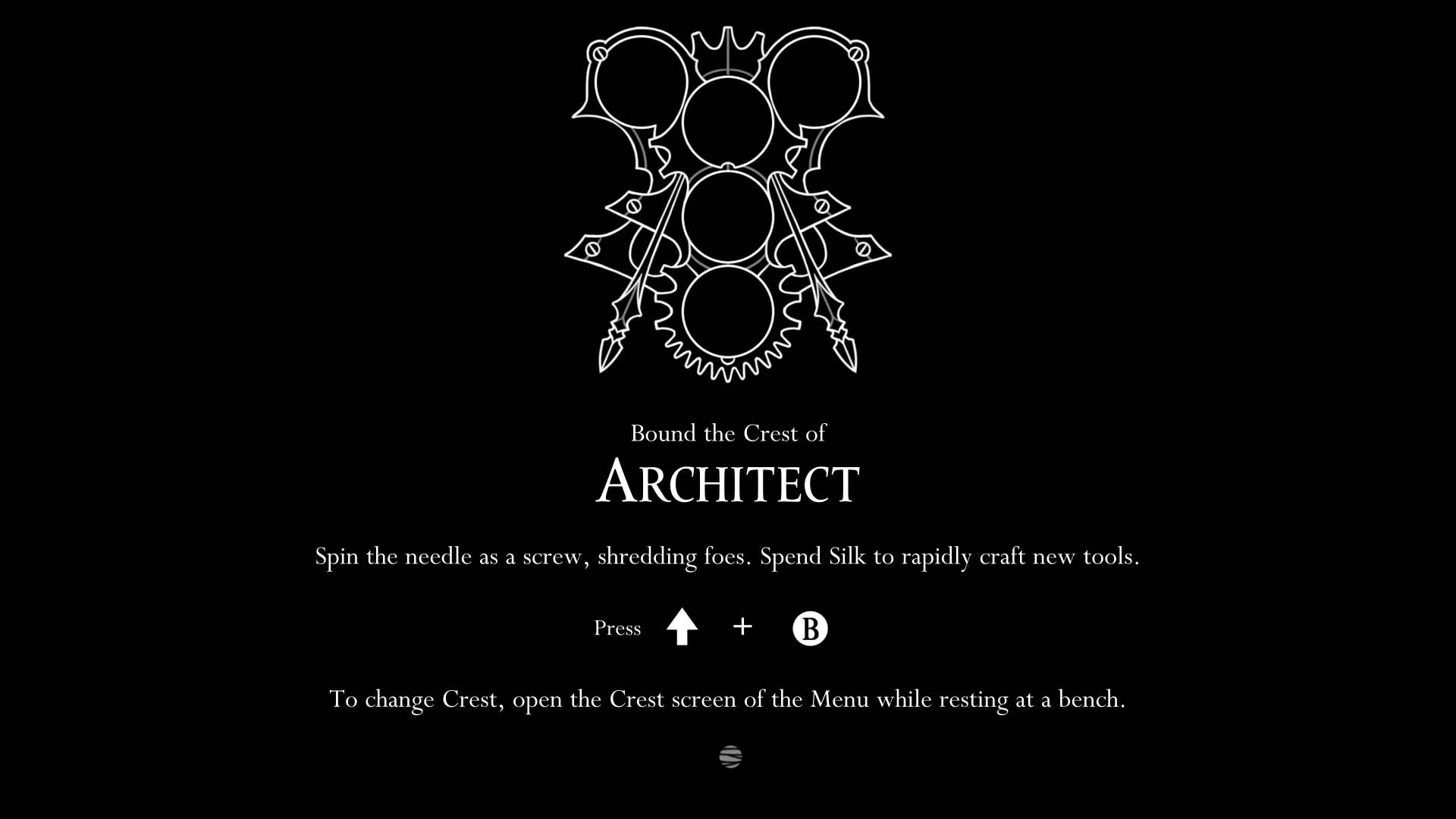 Hollow Knight: Silksong screenshot: Showing the path through Underworks.