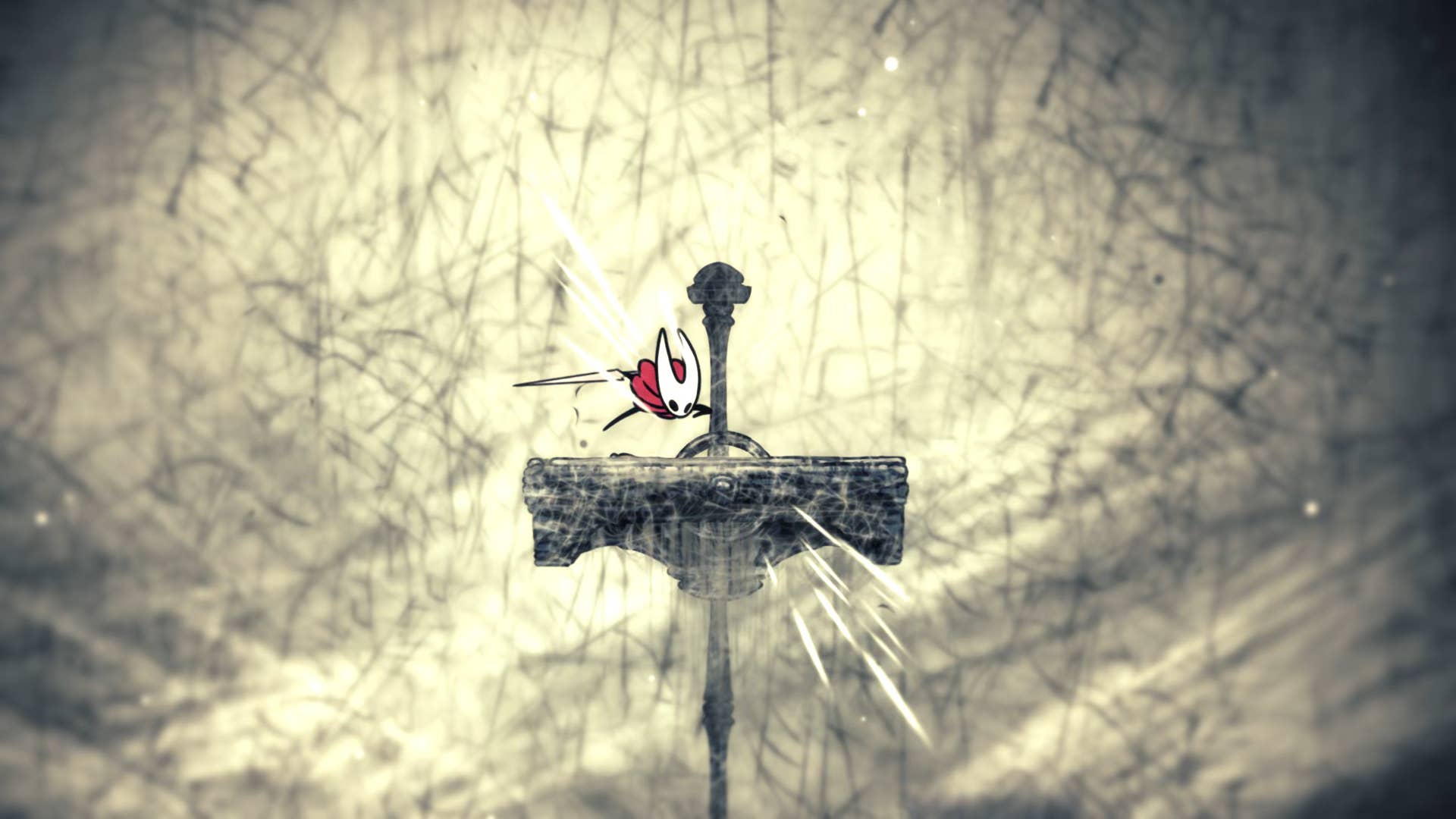 Hollow Knight screenshot: Silksong shows the paths through various side quest areas late in the game.