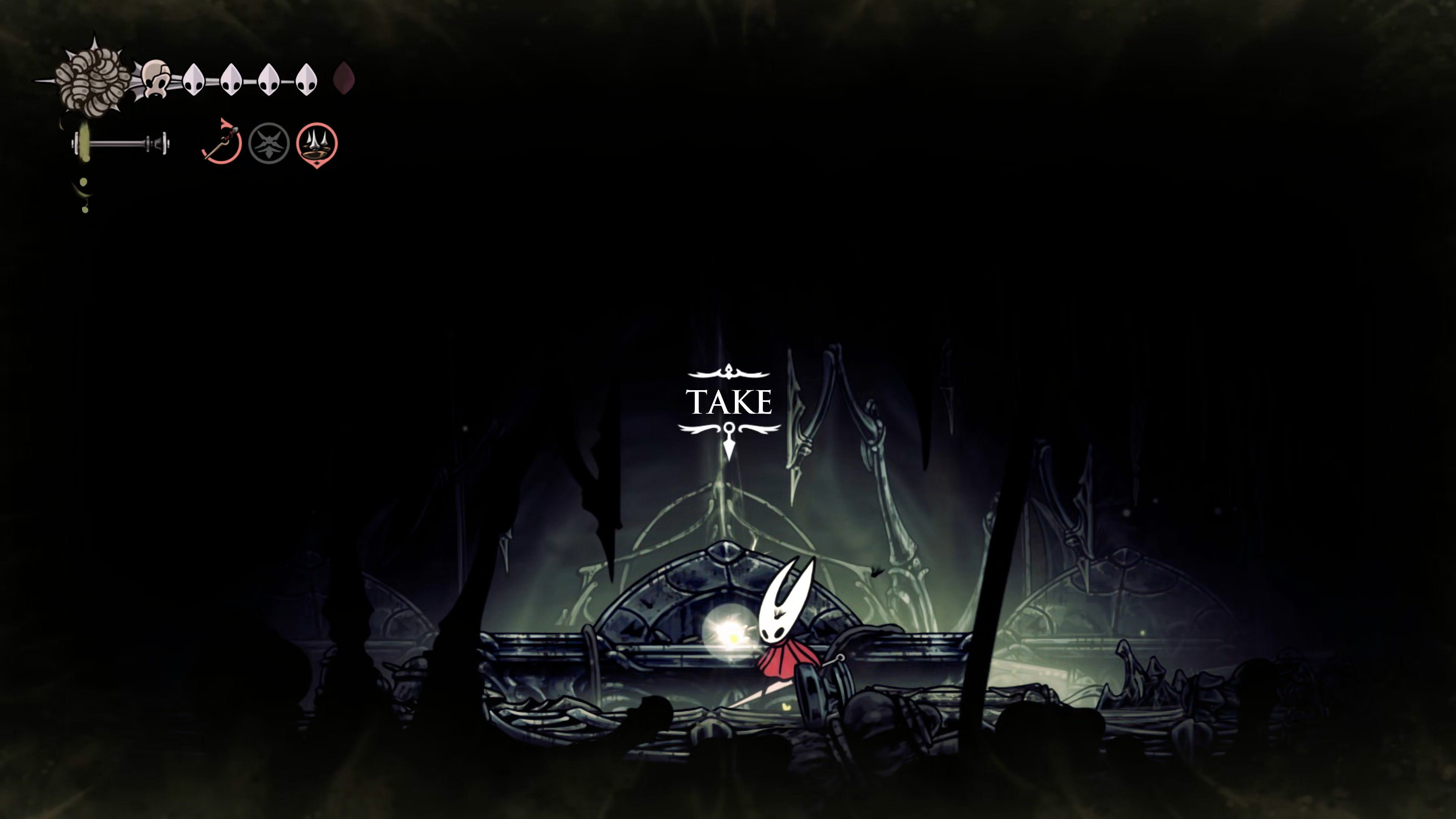 A screenshot of Hollow Knight: Silksong showing the path through Bilewater. - 30
